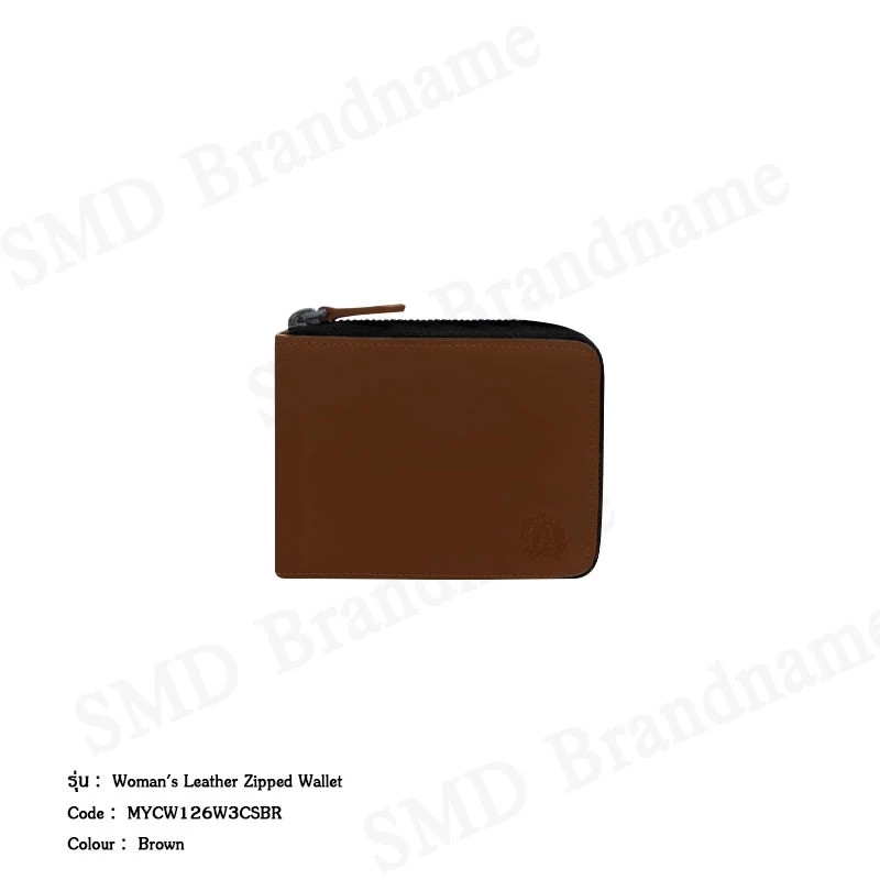 Arrow กระเป๋าสตางค์ รุ่น Woman's Leather Zipped Wallet Code: MYCW126W3CSBR