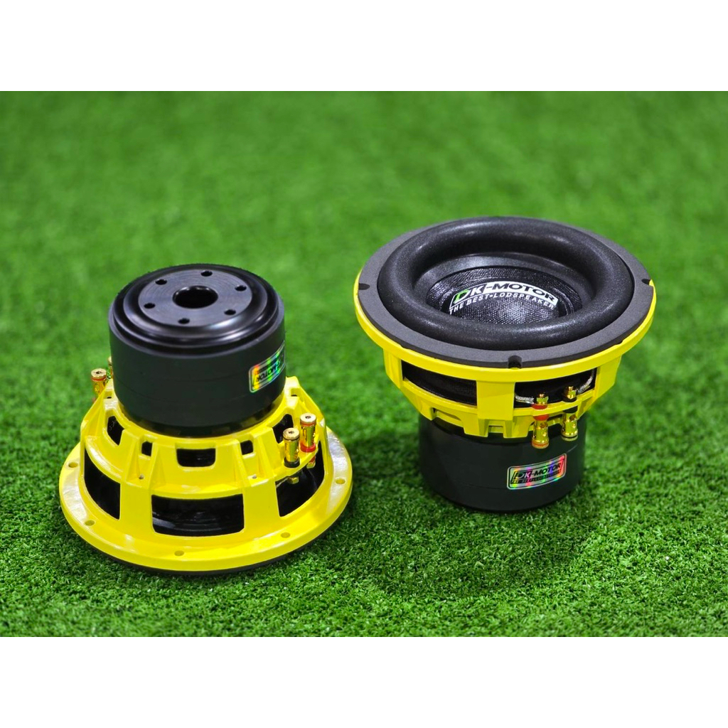 ดอกซับ6.5นิ้ว โครงเหลือง 3ชั้น DK MOTOR 6.5” 100/3ชั้น v.49.5mm ดอกเบส ดอกซับ วูฟเฟอร์ ลำโพงซับ subw
