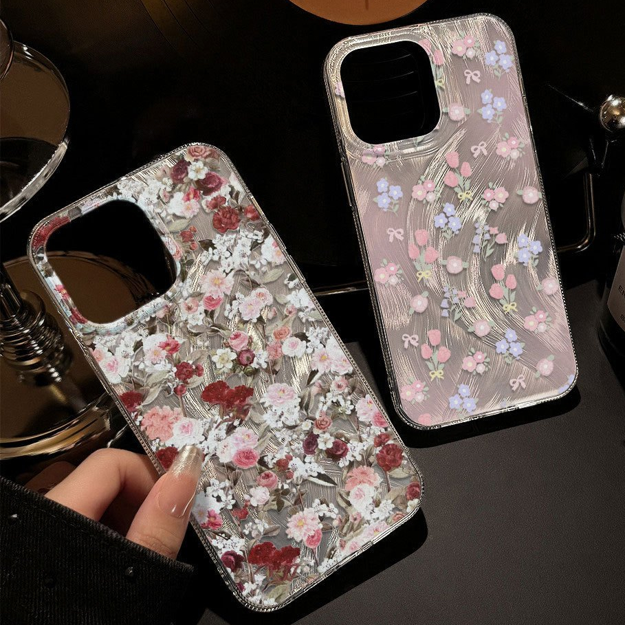 ดอกไม้แฟชั่น เคส For Vivo Y19S Y29 Y21 Y21S Y33S Y33T Y11S Y12S Y20 Y20i Y36 Y03 Y18 Y20s Y27 IMD เคสโทรศัพท์ – โปรปัง