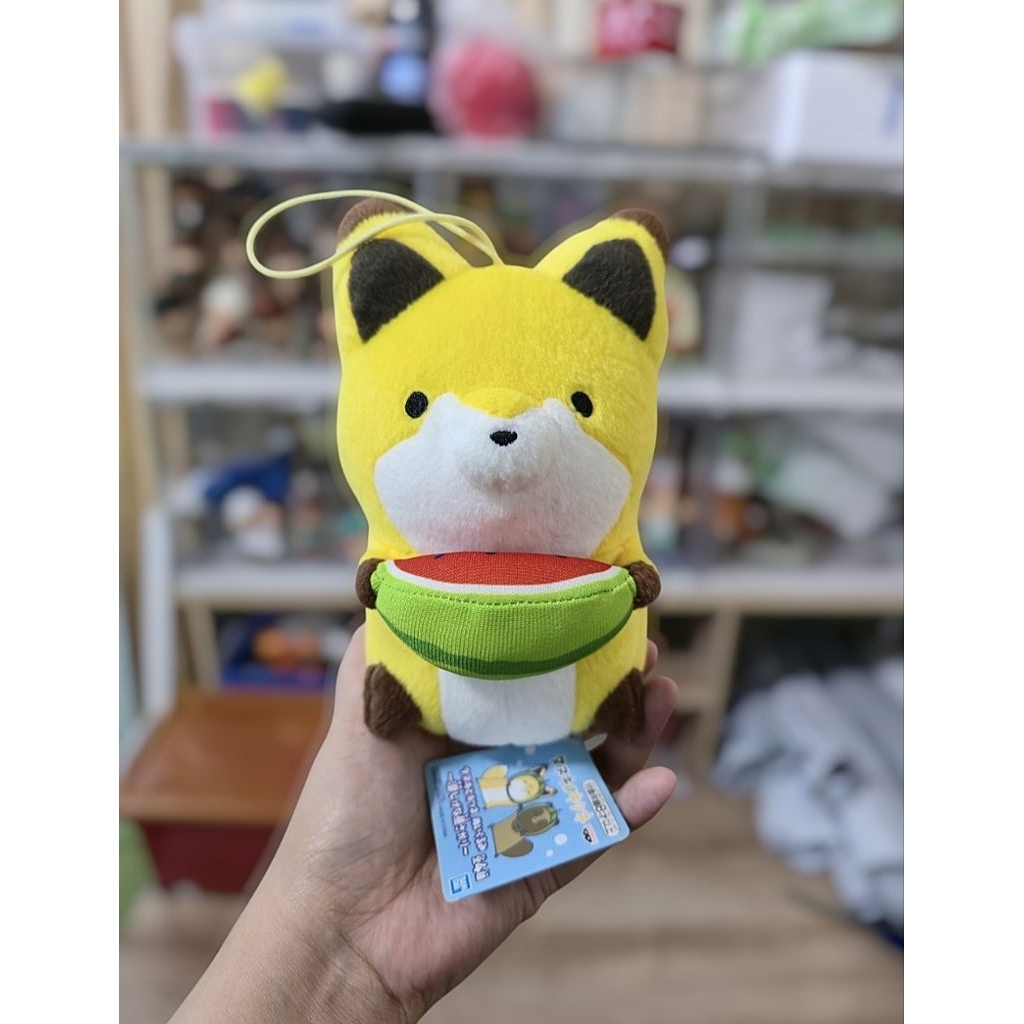 ตุ๊กตาจิ้งจอกคิตสึเนะ ทานูกิ tanuki to kitsune งานแท้ญี่ปุ่น ป้ายห้อย