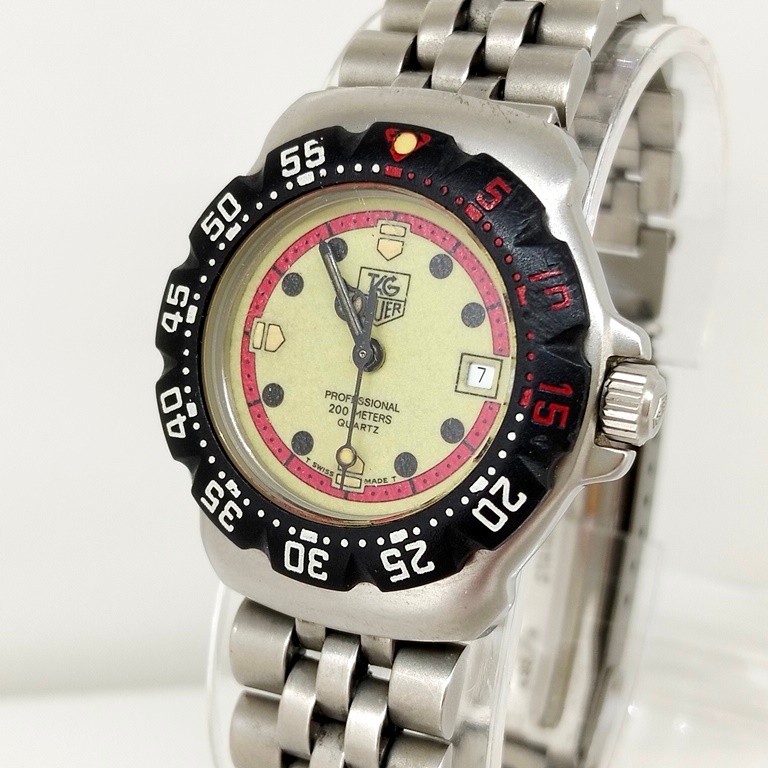นาฬิกา TAG HEUER FORMULA1 นาฬิกา TAG HEUER F1 LADY SIZE  นาฬิกา TAG HEUER WA1411 LISA ของแท้ มือสอง 