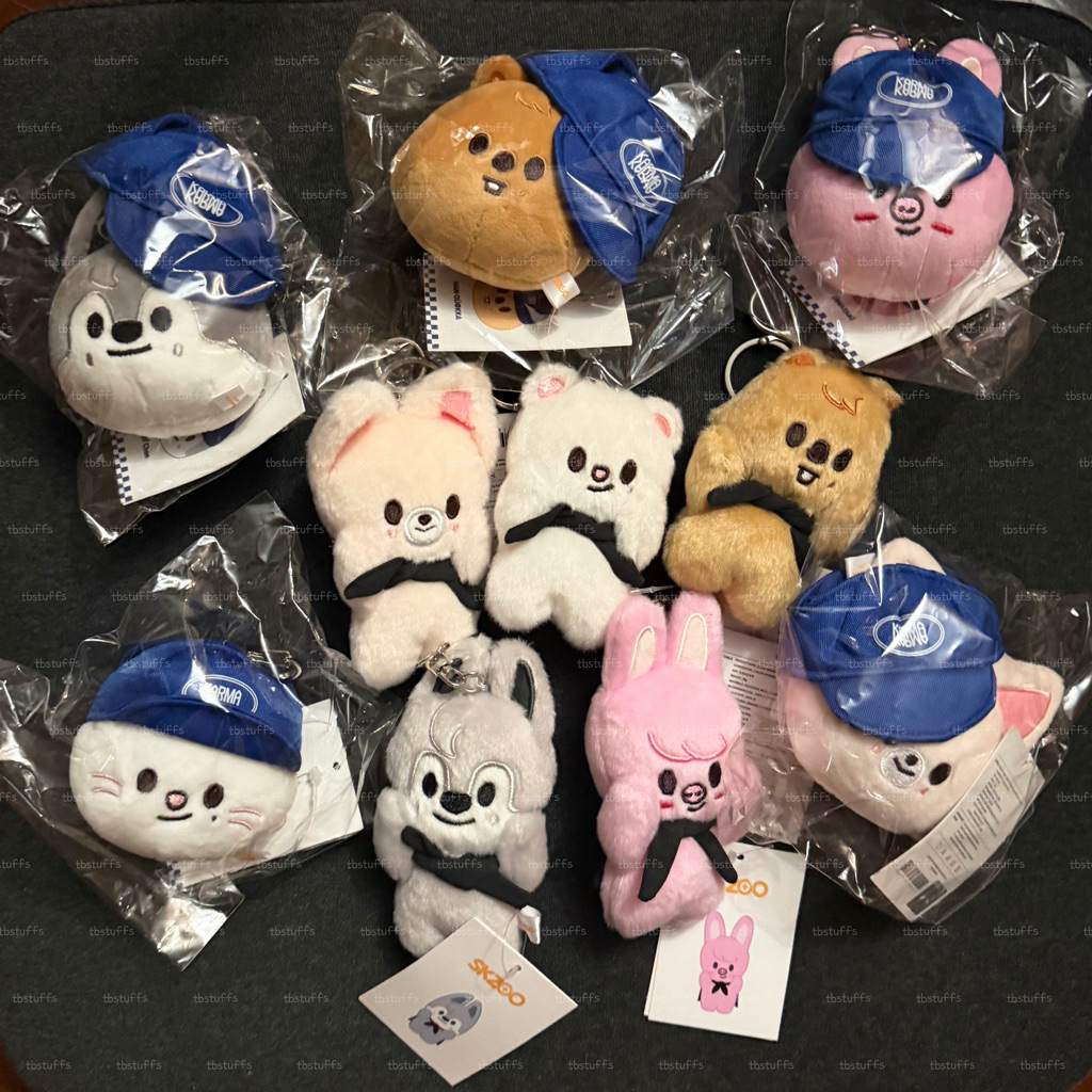 ตุ๊กตา พวงกุญแจ SKZOO MAGNET PLUSH KEYRING BABY Ver. dominATE SEOUL + SKZOO CEREMONY BALL CAP PLUSH 