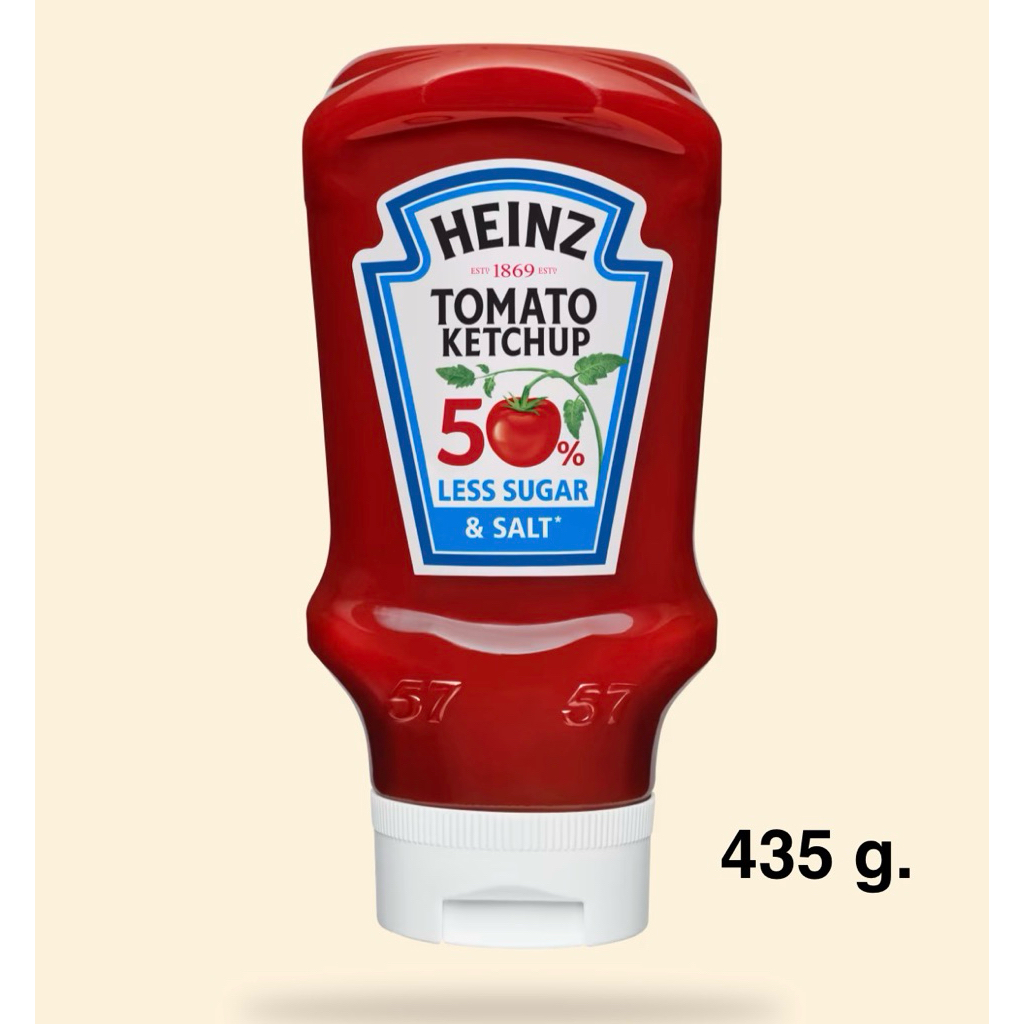[ส่งด่วน] Heinz Organic Tomato Ketchup 14oz./Tomato Ketchup 50% Less Sugar & Salt ไฮนซ์ซอสมะเขือเทศส