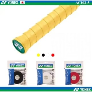 🆕️(พร้อมส่ง🇯🇵) YONEX รุ่น AC102-5 กริ๊ปพันด้าม (แพ็ค 5 ชิ้น)…