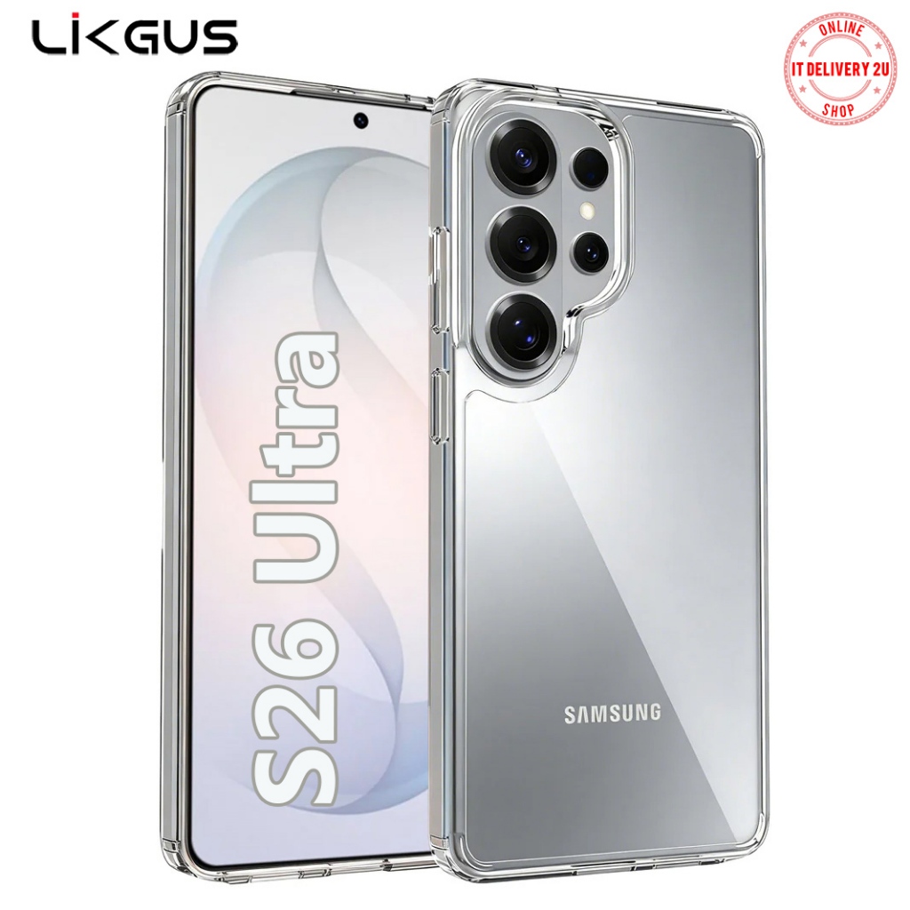 LIKGUS เคสใส Samsung S26 Ultra / S25 Ultra / S24 Ultra / S26Ultra / S25Ultra / S24Ultra เคสกันกระแทก ขอบนิ่ม ราคา ถูกที่สุด ดีลบีเคเค