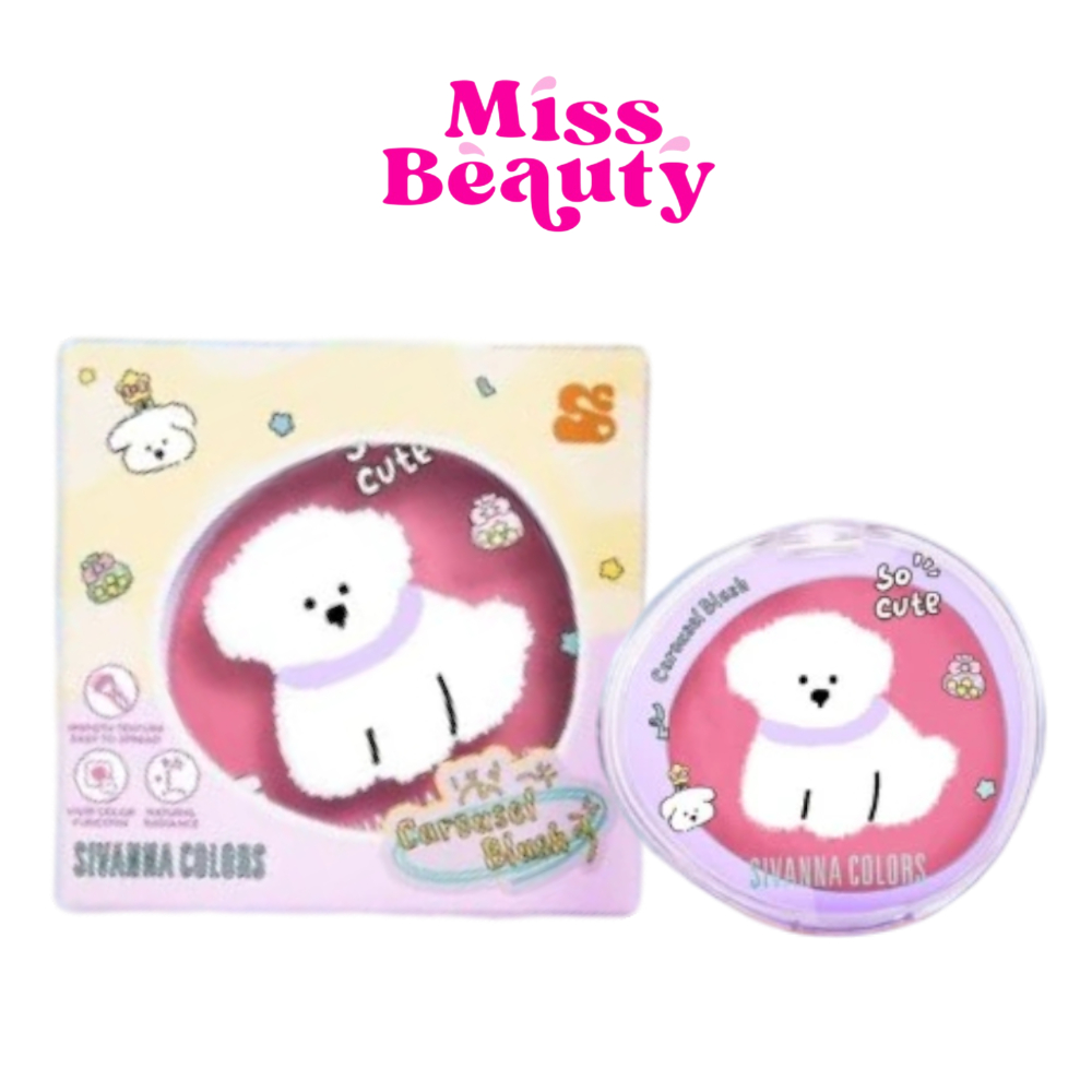HF854 Sivanna Colors Carousel Blush ซีเวนน่า คัลเลอร์ส แครระเซิล บลัช บลัชออนปุยปุ 5 กรัม