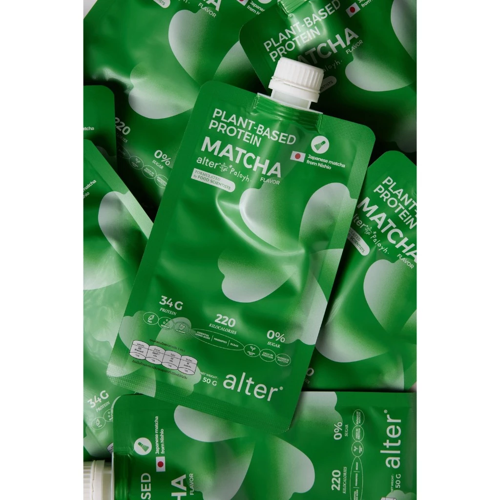 3 Sachets : Alter matcha x PaloyH plant-based protein โปรตีนพืช รส มัทฉะ โปรตีนพืช โปรตีน 3 ซอง thumbnail 5
