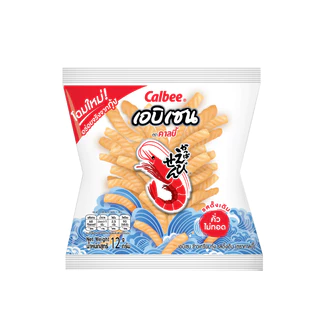 [ยกลัง 96 ซอง] Calbee คาลบี้ เอบิเซน ขนมข้าวเกรียบกุ้ง ขนาด 5 บาท รสดั้งเดิม 12ก.