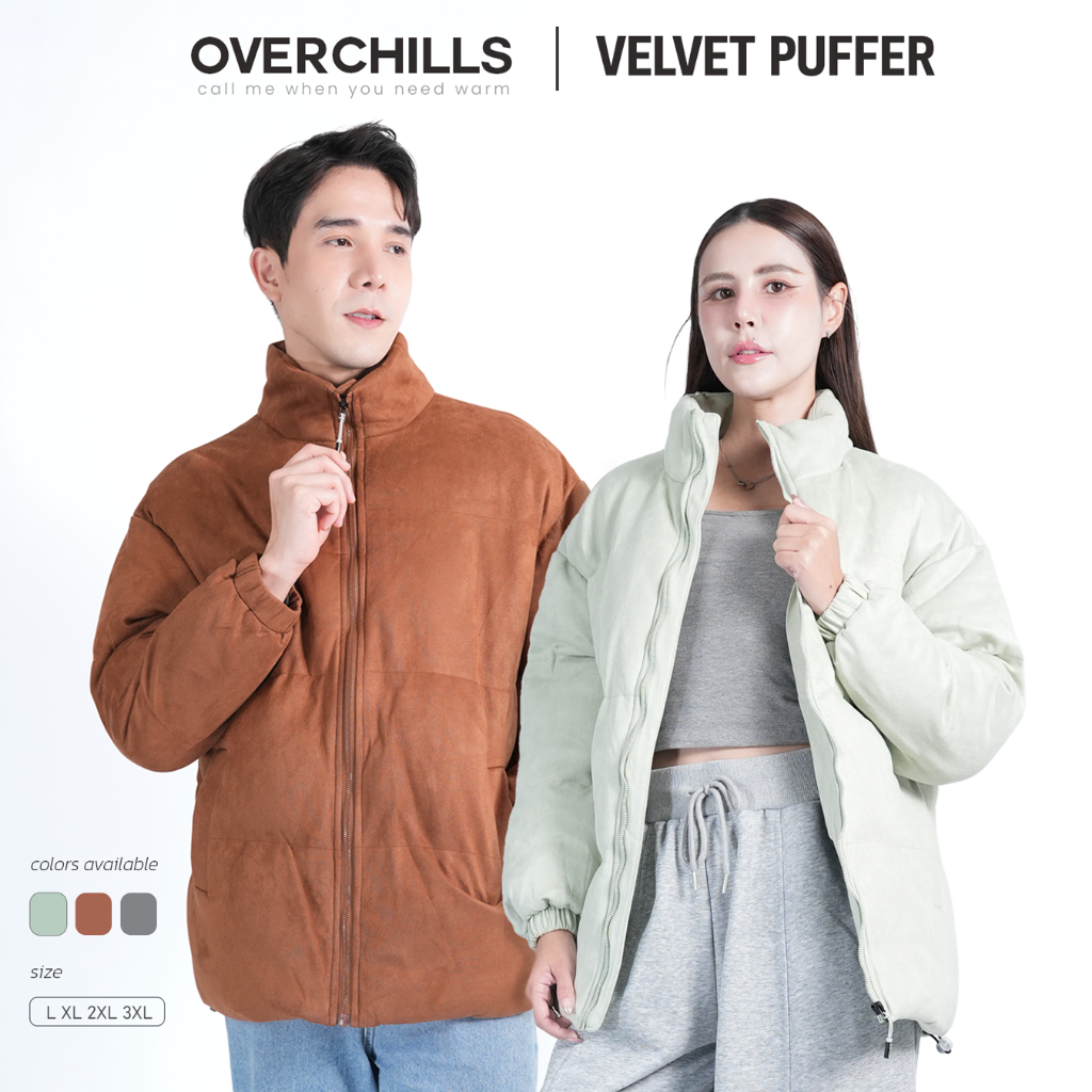 Overchills เสื้อโค้ท เนื้อผ้าเวลเวด ใส่ได้ในอุณหภูมิติดลบ 20 องศา