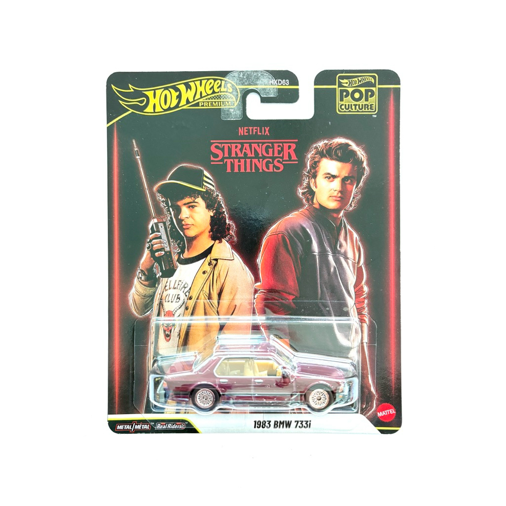 Hot Wheels | 1983 BMW 733i ~ STRANGER THINGS |🛞เป็นล้อยาง แพคพรีเมี่ยม | สเกล 1:64 👍สินค้าของแท้ 100% |📦สินค้ามีพร้อมส่ง