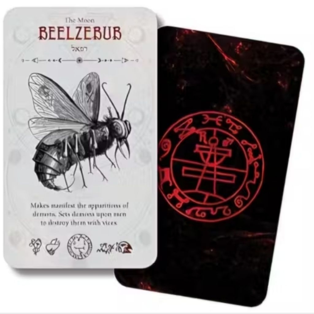 ไพ่ทาโรต์72ขุนพลปีศาจโซโลม่อน ศาสตร์ลึกลับเวทมนตร์แบบโซโลมอนิกที่เกี่ยวกับการเรียกใช้ปีศาจหรือวิญญาณ