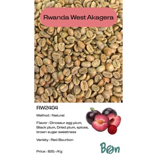 RW2404  Rwanda West Akagera Natural Size 1 Kg