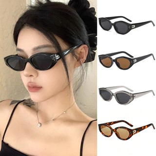 【COD】แว่นตากันแดดป้องกันรังสียูวีกรอบตาแมวสไตล์เกาหลีแฟชั่นเ…