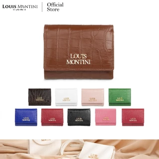Louis Montini (Cherreen) กระเป๋าผู้หญิงใบสั้น Women wallet กระเป๋าสตางค์ผู้หญิงหนังแท้ WL56