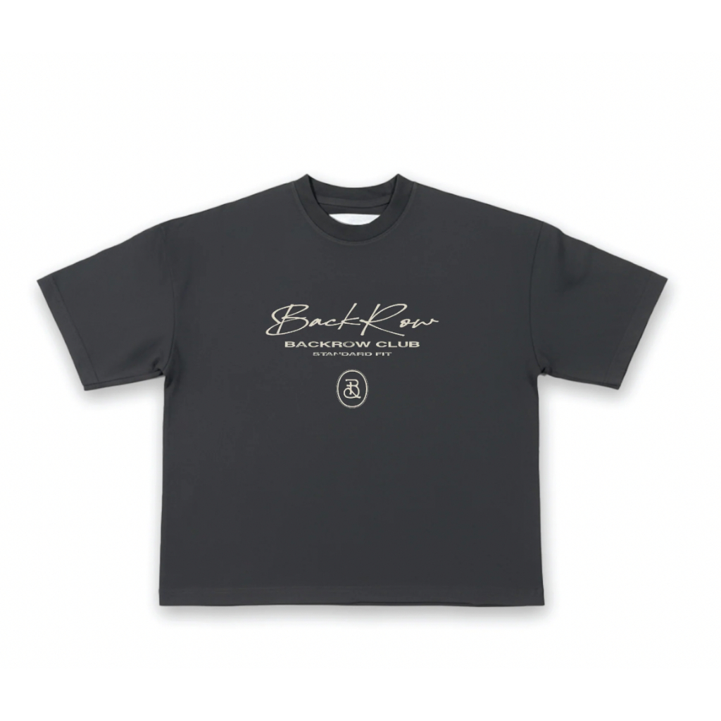 BackRow "First Collective" Ash Black Tee