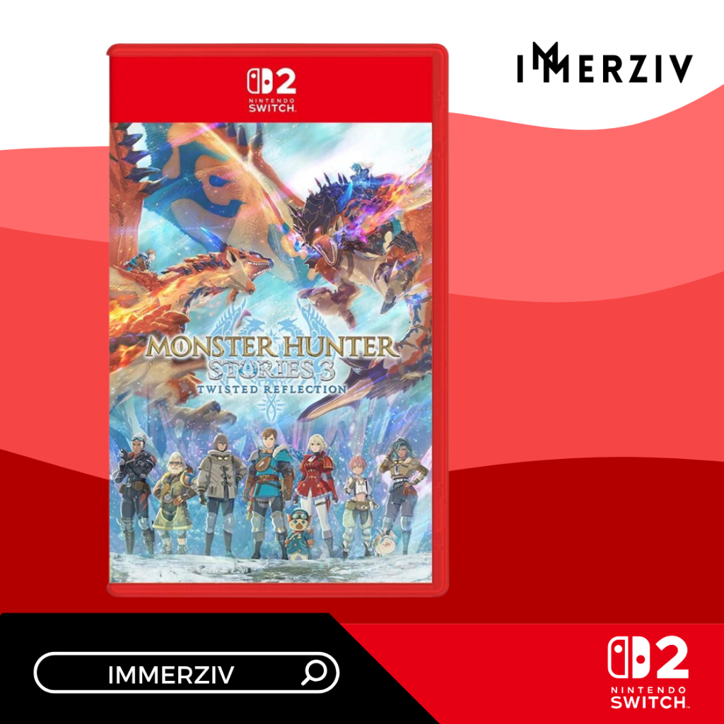(พร้อมส่ง) SWITCH-2 MONSTER HUNTER STORIES 3: TWISTED REFLECTION (R2/JP) (GAME) (ENG)