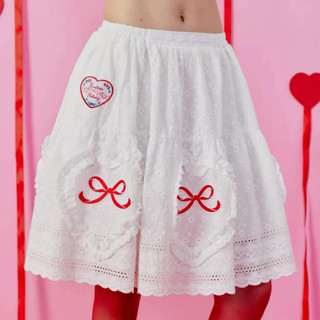 ❤️🤍พร้อมส่ง🤍❤️กระโปรงลูกไม้แบรน Endless♾️holiday คอลวาเลนไทน…