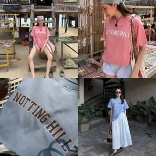 Marvenapparel - Notting Hill (Unisex) เสื้อยืดสกรีนลายทรง Baby crop / Oversized