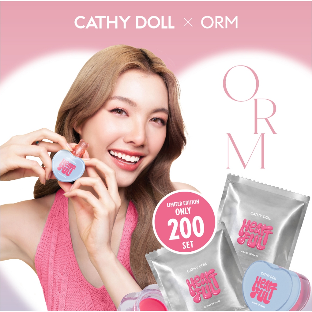 (Special Set) Cathy Doll Heartful Lip Mask Limited Edition Set (Orm) 7g x 8Pcs #Orm's sweet secret Set