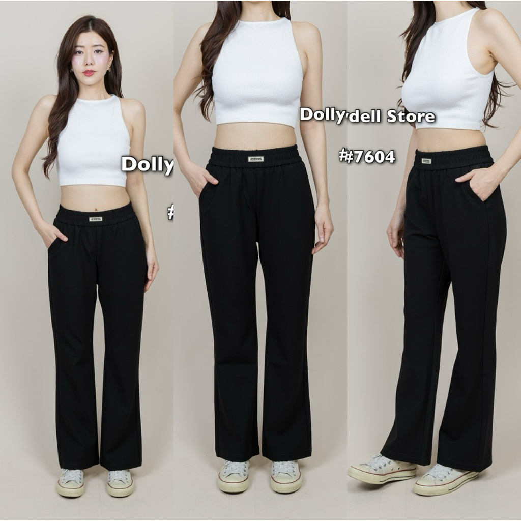 7604  กางเกง Dolly Dell ทรงปลายขาม้า