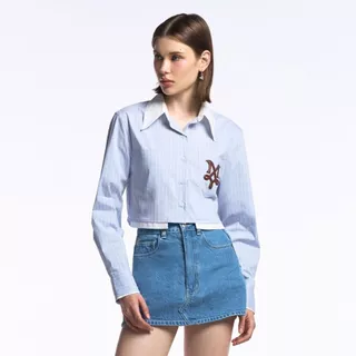 Merge Official - Cryssie Crop Shirt (พร้อมส่ง)