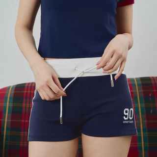Nineties Design : Sport Club Short Pants กางเกงขาสั้นเอวต่ำ รุ่น Soud