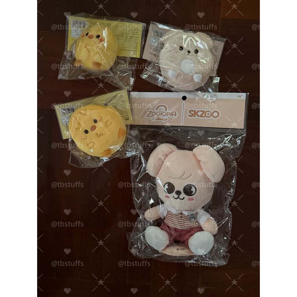 พร้อมส่ง ตุ๊กตา ufufy plush zootopia 2 skzoo skzootopia bbokari puppym