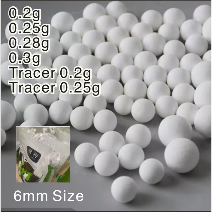 ลูกปืน BBS ขนาด 0.2 กรัม 0.25 กรัม ทำจากเซรามิก ผลิตในไต้หวัน รุ่น ET1000 แท้
