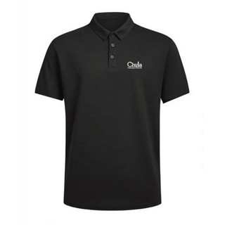 Chulabook|n|เสื้อคอปกโปโลแขนสั้นสีดำโลโก้จุฬาฯ| 885000035551…