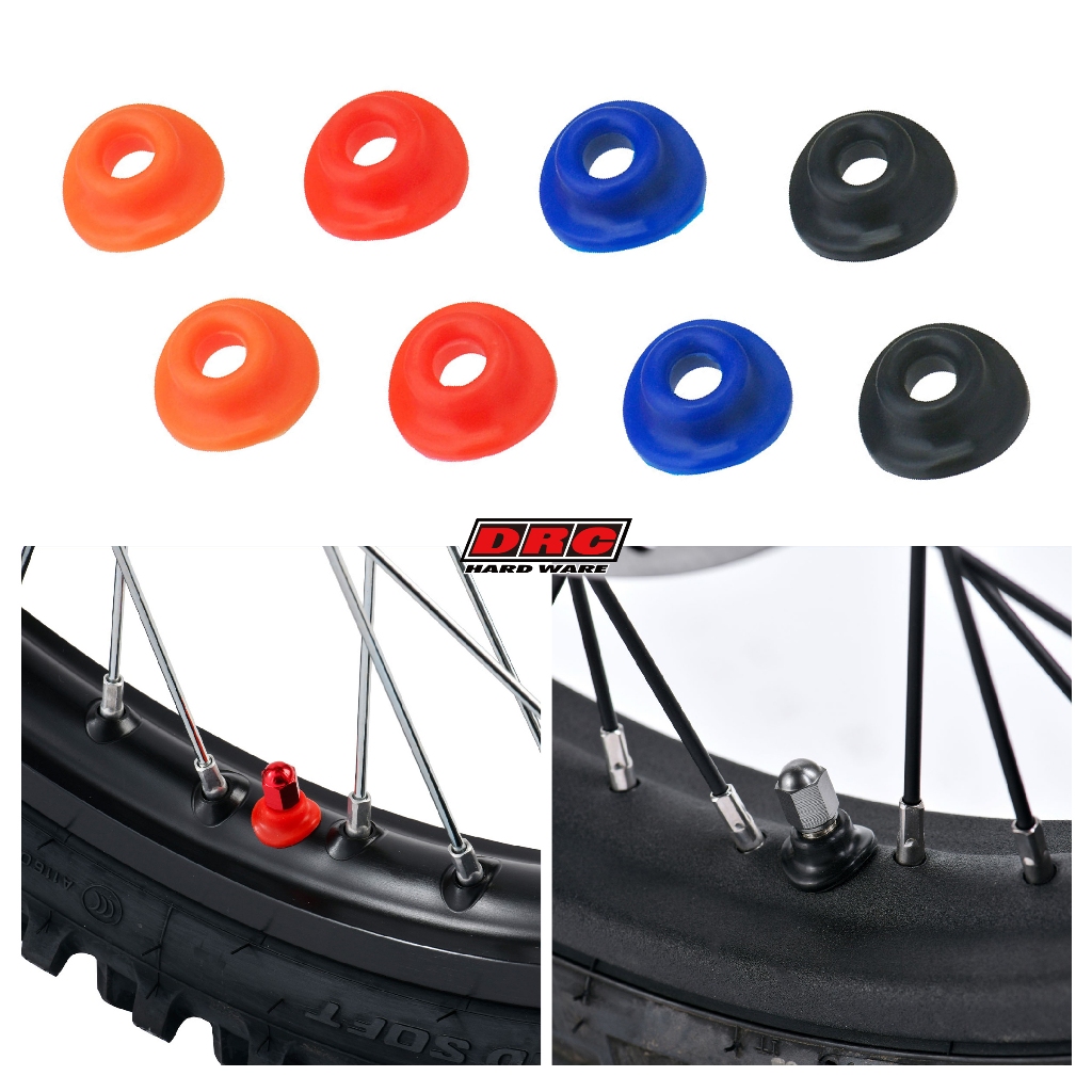 ยางรองจุ๊บลม DRC Air Valve Mud Guard ช่วยให้จุกลมไม่เอียง กันน้ำเข้า (ของแท้)