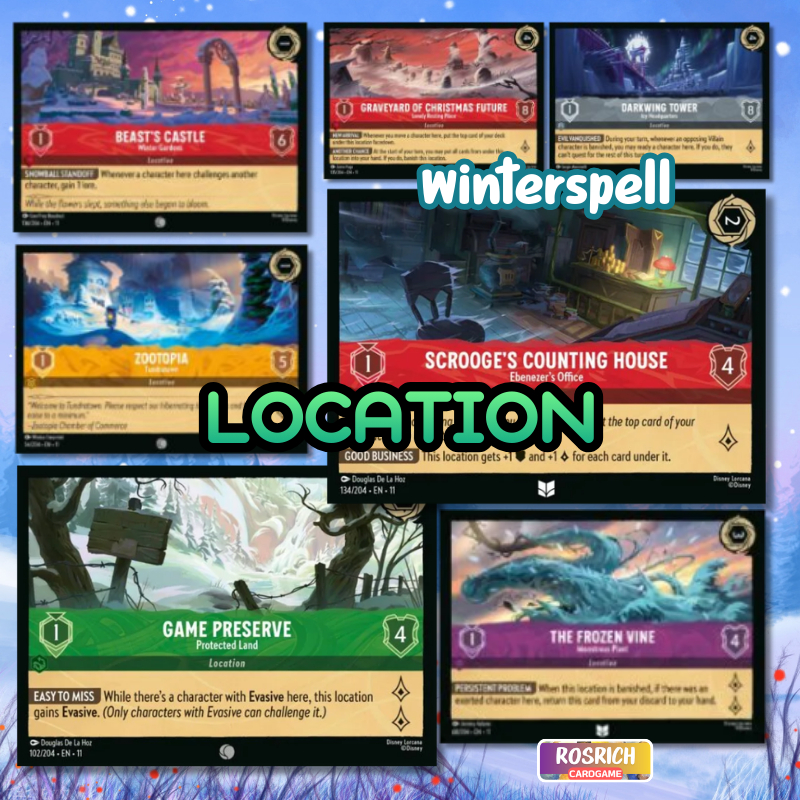 [Disney card] Winterspell Location (ดิสนีย์ การ์ด วินเทอร์สเปล โลเคชั่น)