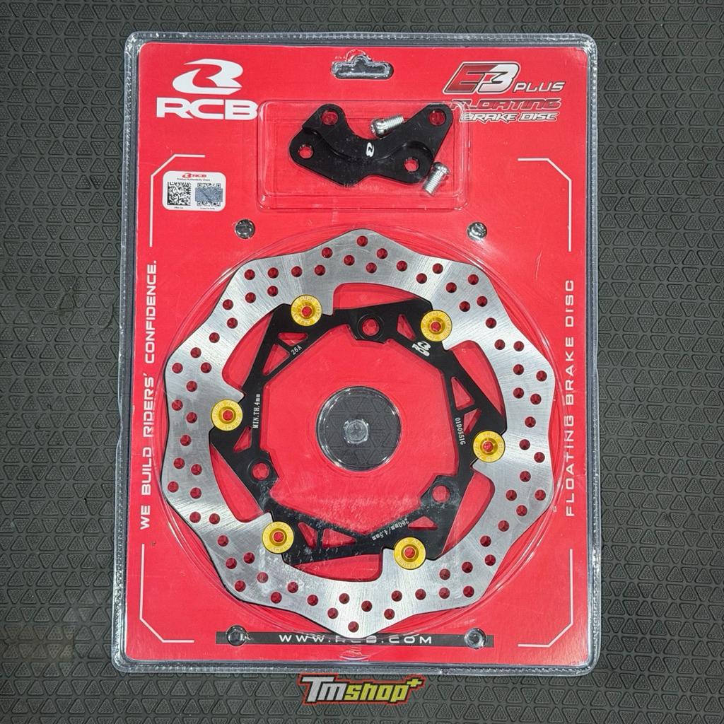จานเบรค RCB E3+ 260mm Nmax Aerox ใส่ได้ทุกปี พร้อมขายึดปั๊มเดิม TMshop777