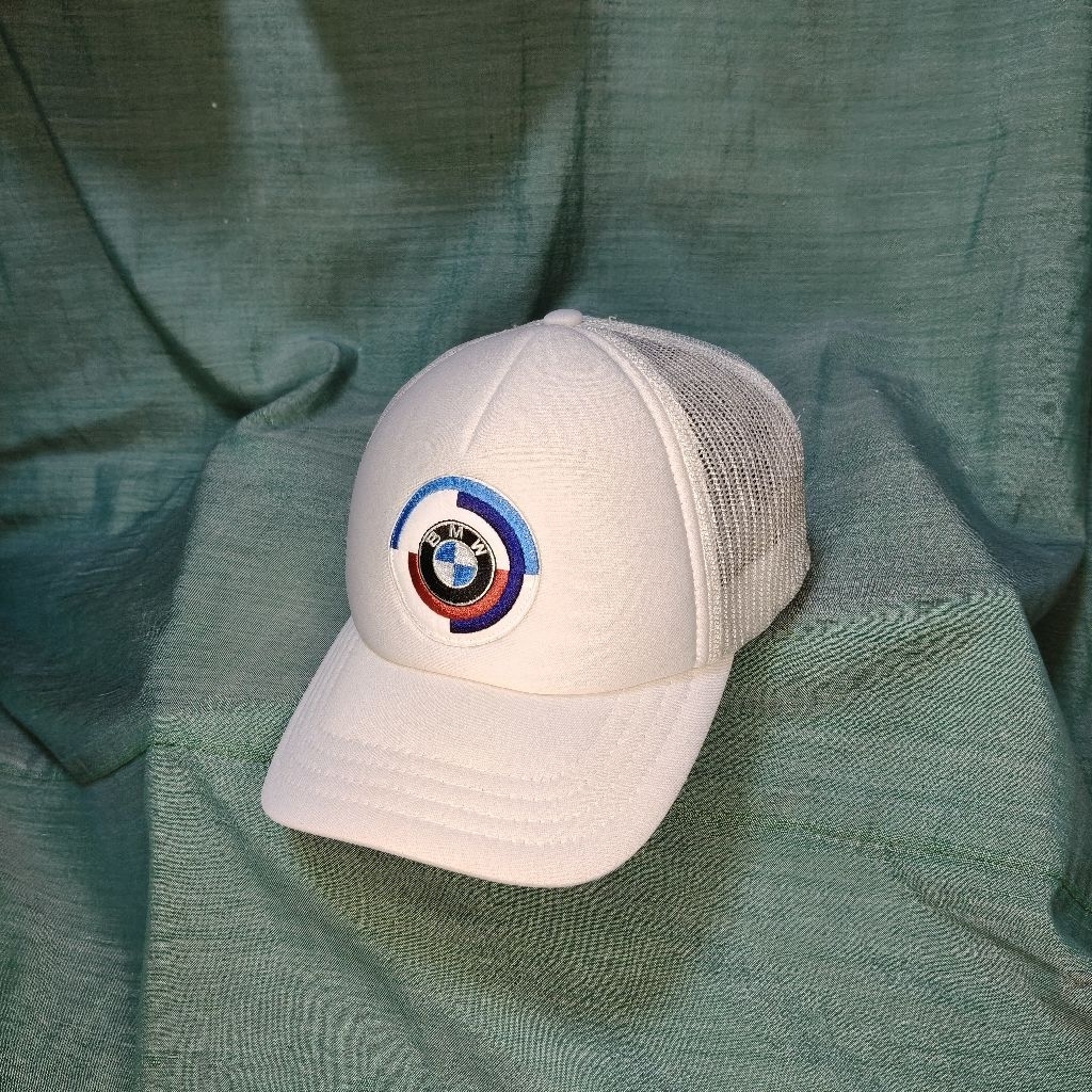 หมวก BMW MOTORSPORT M3 M5 M6 สีขาว ปรับขนาดได้ แบบSnapback
