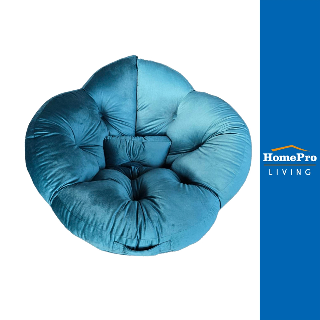 HomePro เบาะรองนั่ง HOME LIVING STYLE FLOWER 34x43 นิ้ว สีเขียวเข้ม