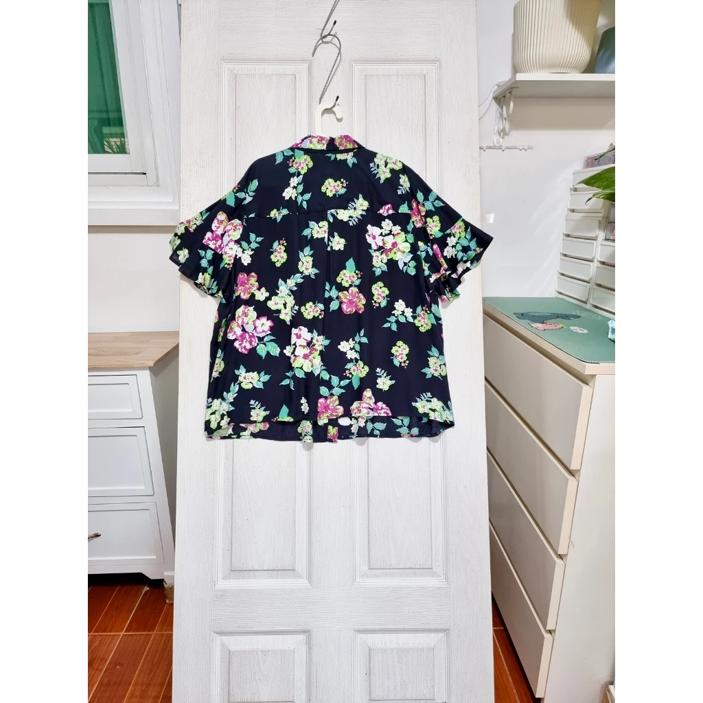 เสื้อแขนสั้นลายดอก ผ้า Modal อก 58 นิ้ว TolaniCollection thumbnail 5