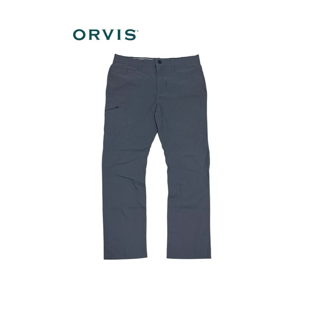 ORVIS Outdoor Pants ผ้ายืด Water Repellent สีเทาเข้ม