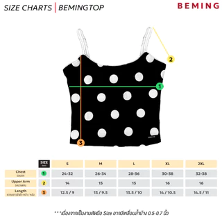 Bemingtop1128(S-XL)-Dolly Dot Top – สายเดี่ยวลายจุดคลาสสิก เพิ่มความขี้เล่นให้ทุกวันดูพิเศษ
