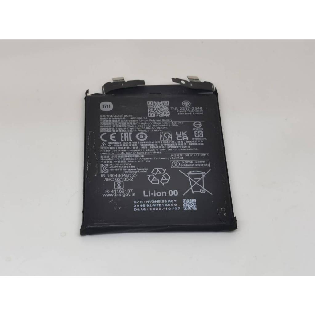 แบตเตอรี่ Battery สำหรับ Xiaomi 13T Pro / Mi 13T Pro  / Redmi K60 model BM5S แท้ มือสอง มือ2