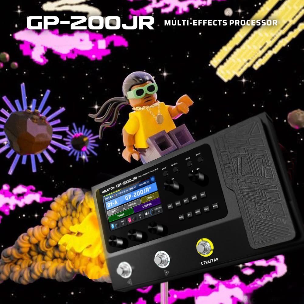 (ของแถม 990) Valeton GP-200JR มัลติเอฟเฟค.ประกันศูนย์ใหญ่ กีตาร์เอฟเฟค VALETON