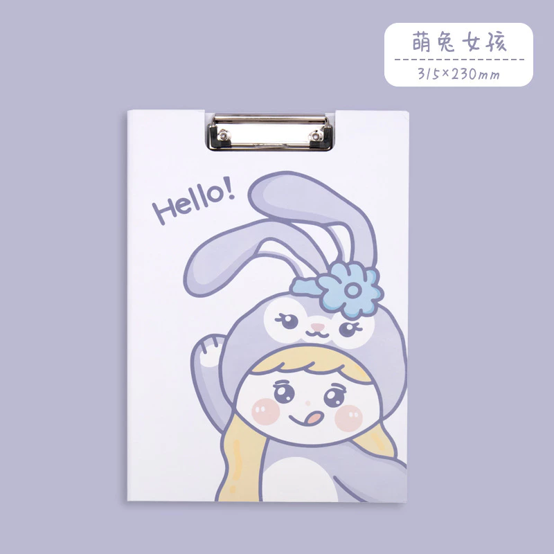 chuanchuan คลิปบอร์ด A4 พิมพ์ลายการ์ตูน thumbnail 6