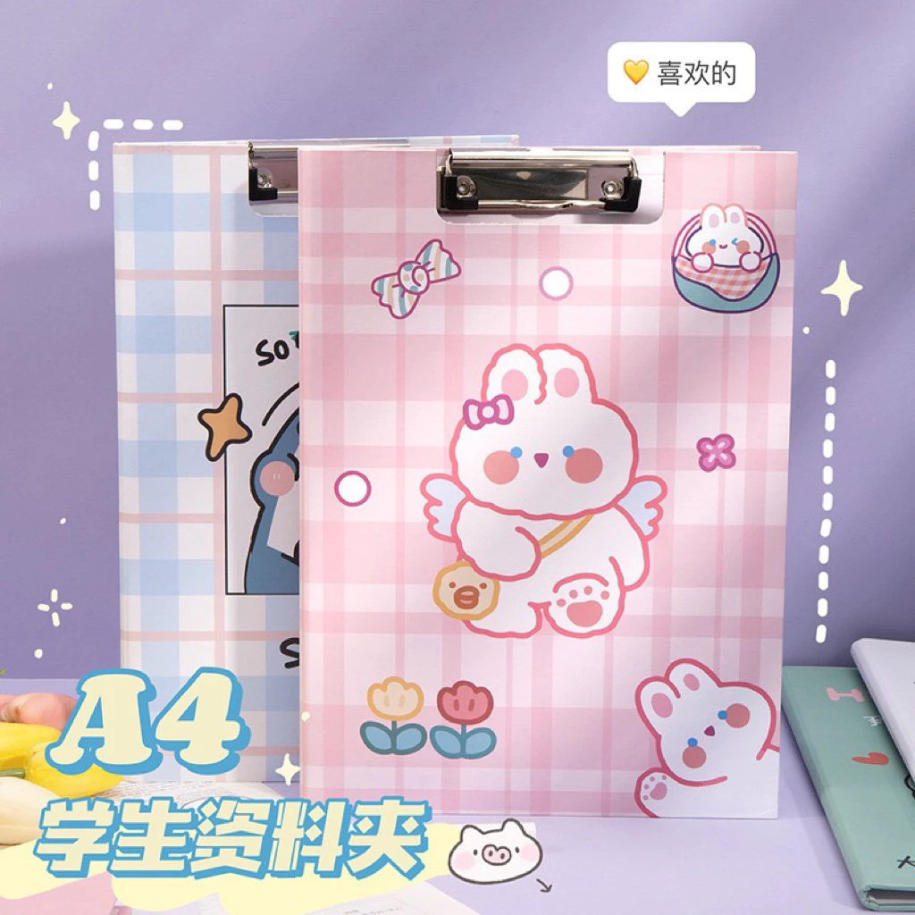 chuanchuan คลิปบอร์ด A4 พิมพ์ลายการ์ตูน thumbnail 3