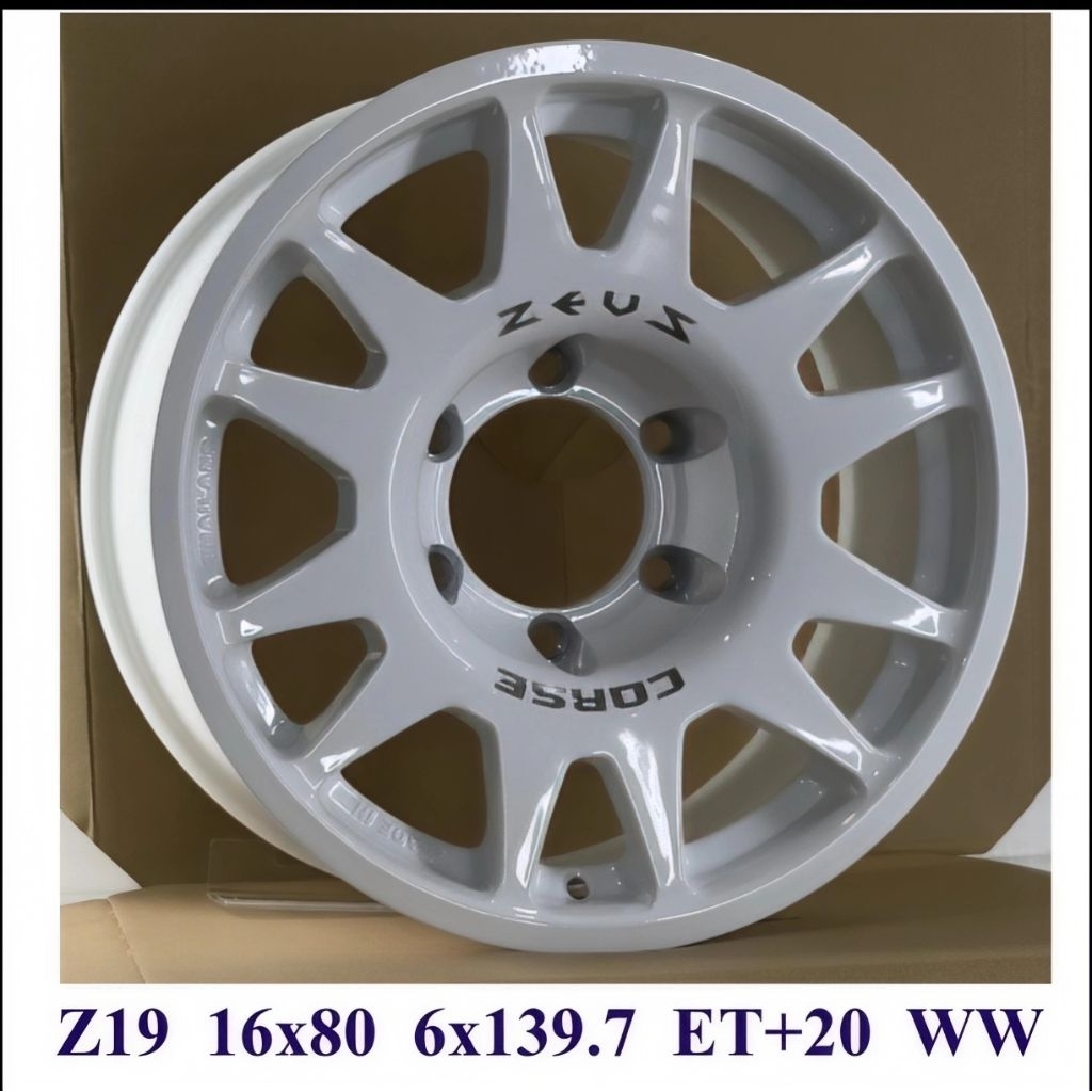 ล้อแม็กซ์ ZEUS​ Z19 ขอบ16 6รู139.7 กว้าง 8นิ้ว ET 0 แนวออฟโรด แข็งแรง งาน APP ผลิต​ประเทศไทย​โรงงานเ