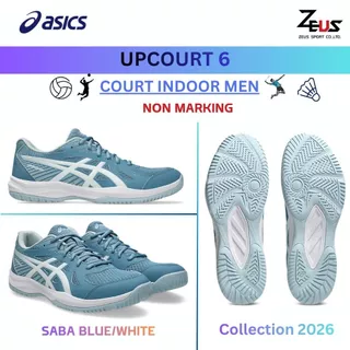 ASICS รองเท้าแบดมินตัน วอลเลย์บอล UPCOURT 6 สำหรับผู้ชาย [COURT INDOOR MEN] สามารถเข้าได้ทุกสนาม NON MARKING