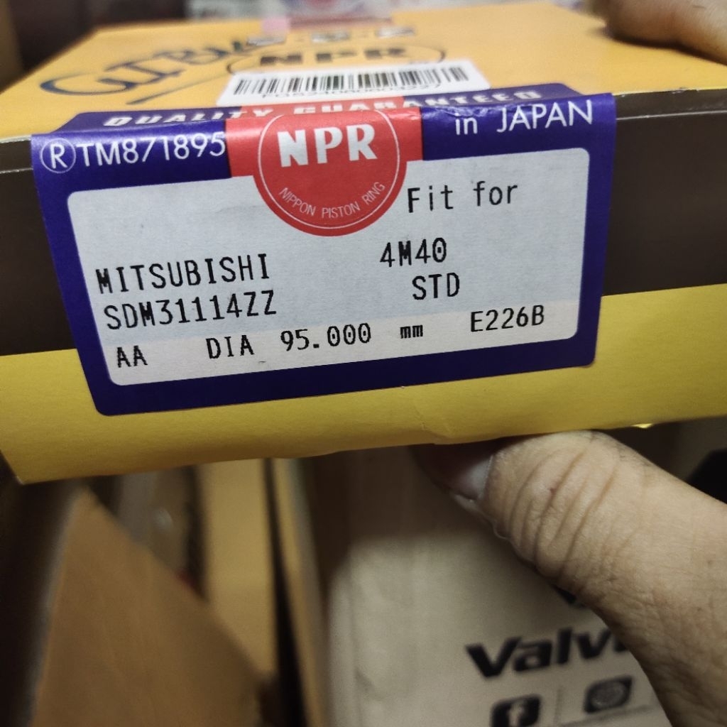 แหวนลูกสูบ สําหรับ Mitsubishi 4M40 2800cc