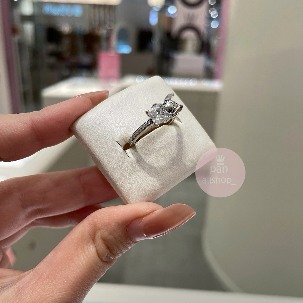 (ของแท้100%) ❣️แถมกล่อง Pandora Stitch Ring แหวนสติช
