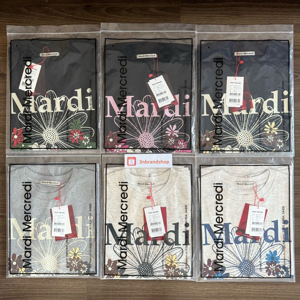 พร้อมส่ง TSHIRT FLOWERMARDI JARDIN