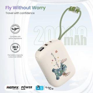[ CCC ] Disney Power Bank รุ่น W2006 แบตสำรอง ความจุ 20000mAh ชาร์จเร็ว มีสายในตัว มีประกันศูนย์ไทย มาตรฐาน มอก.