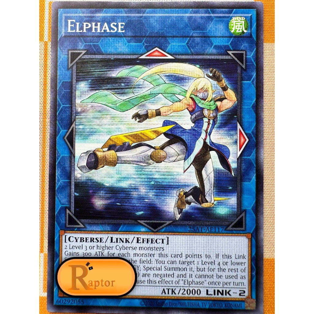 25AT-AE117 : Elphase [Common] (Yu-Gi-Oh! Asia English : ลิขสิทธิ์แท้) - [RaptorzCards]