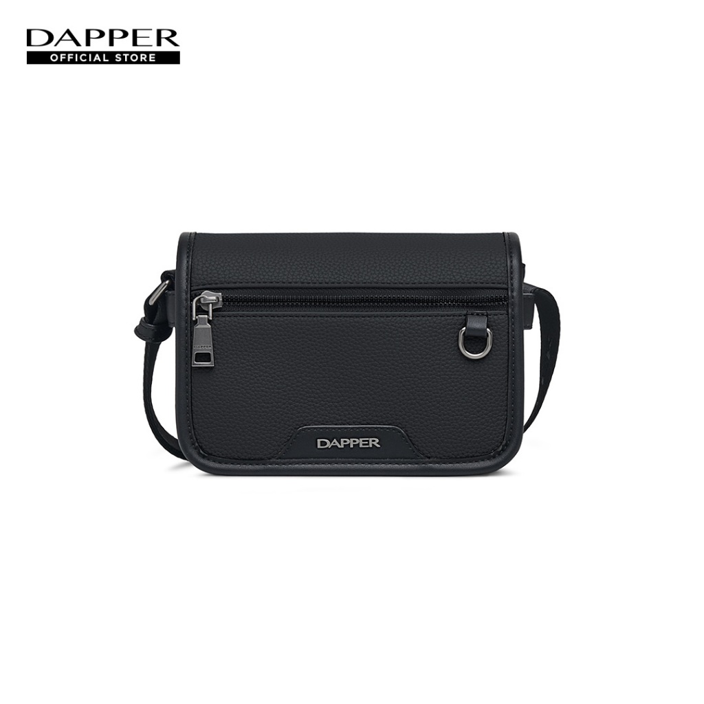 DAPPER กระเป๋าสะพายข้าง Mini Flap Crossbody Bag สีดำ (BM7/BK/1311SF)
