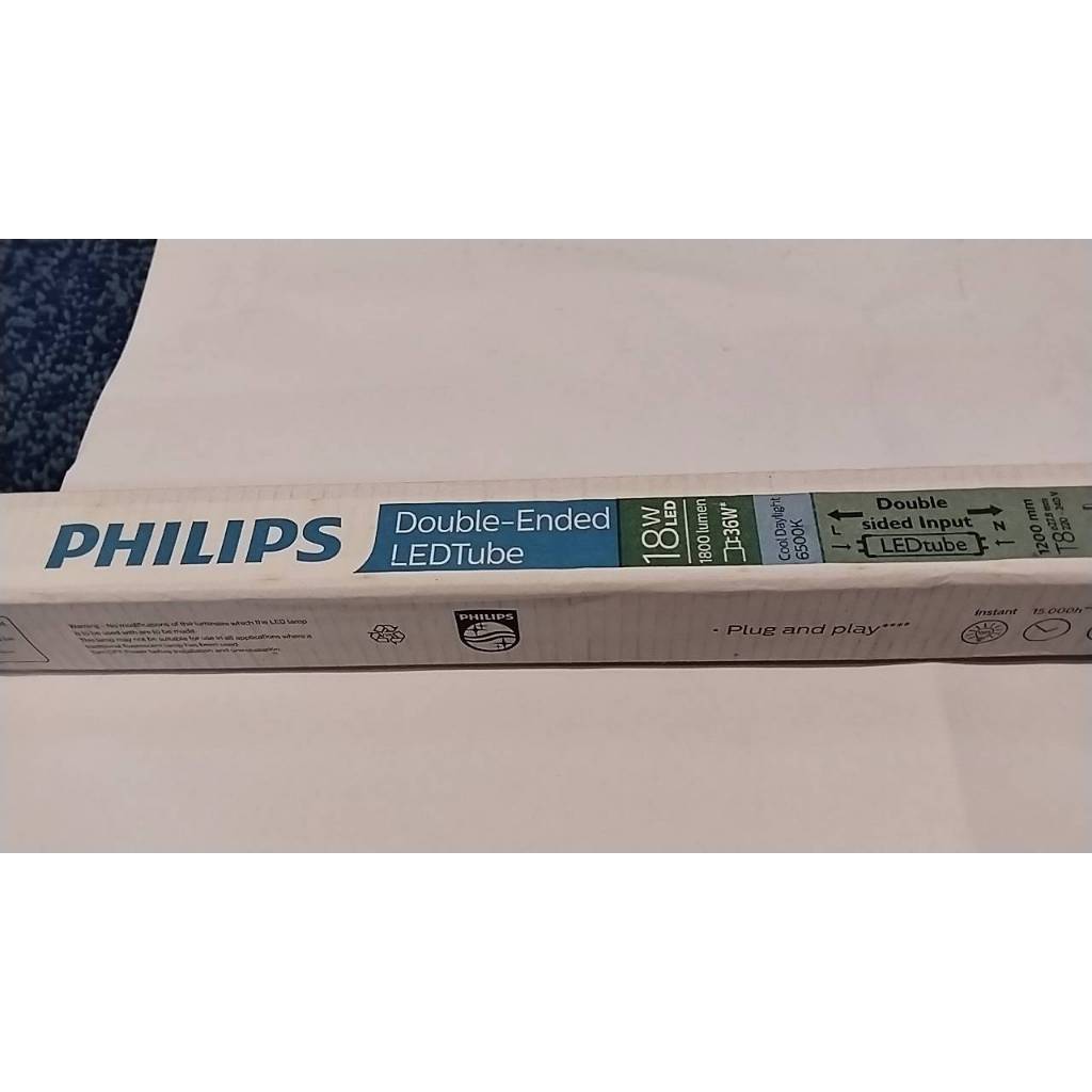 Double-Ended LEDtube T8 18W Daylight Philips